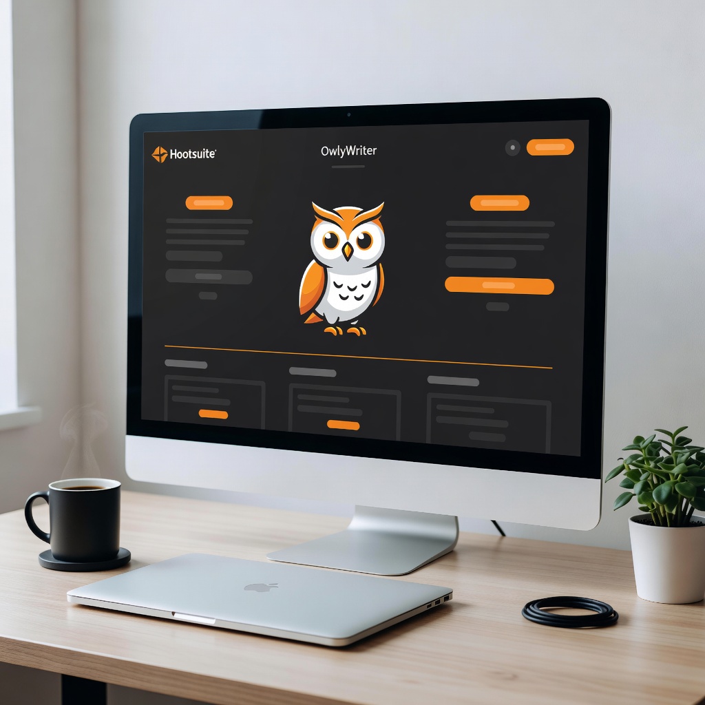 Hootsuite OwlyWriter Interface Display